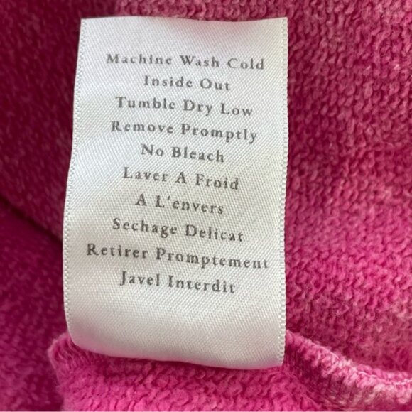 Frank & Eileen James Boyfriend Crew Neck Sweatshirt in Mineral‎ Pink - Picture 10 of 12